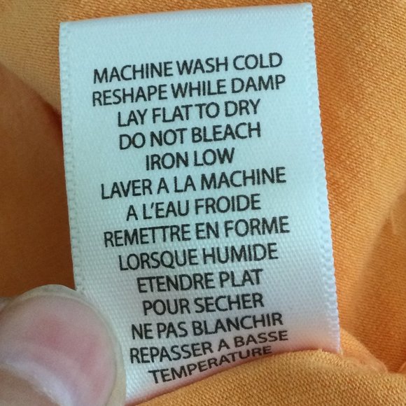 Lija Collared Peach Golf Shirt, Size Small - Picture 7 of 7